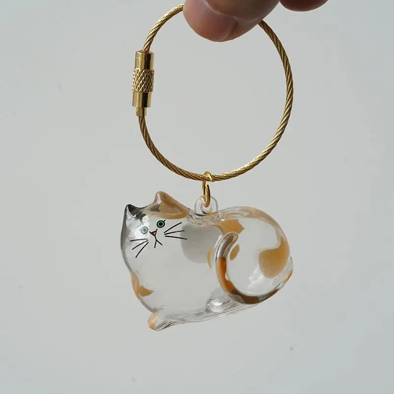 Scoopa Keepsake™ | Cat Fur Memorial Keychain Charm