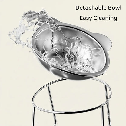 Scoopa Elevate™ | Stainless Steel Elevated Cat Bowl