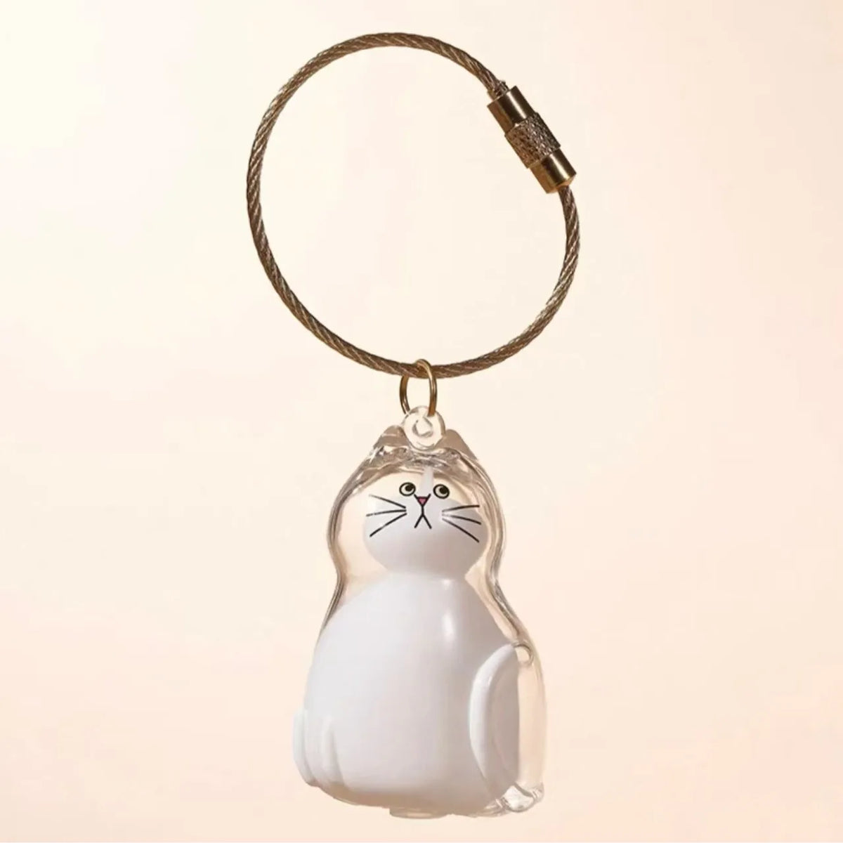 Scoopa Keepsake™ | Cat Fur Memorial Keychain Charm