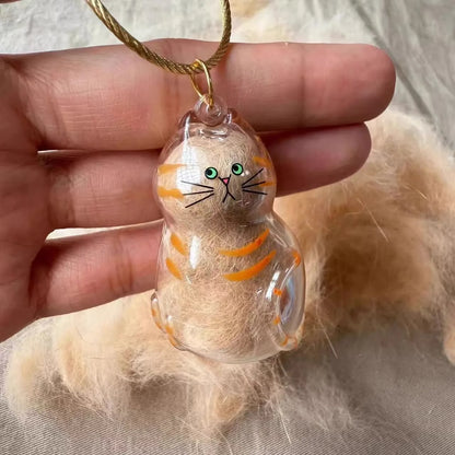 Scoopa Keepsake™ | Cat Fur Memorial Keychain Charm