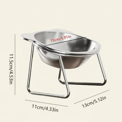 Scoopa Elevate™ | Stainless Steel Elevated Cat Bowl
