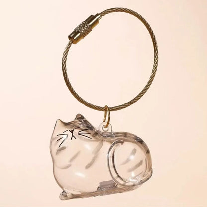 Scoopa Keepsake™ | Cat Fur Memorial Keychain Charm