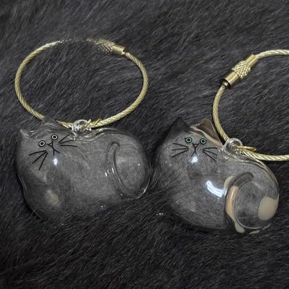 Scoopa Keepsake™ | Cat Fur Memorial Keychain Charm
