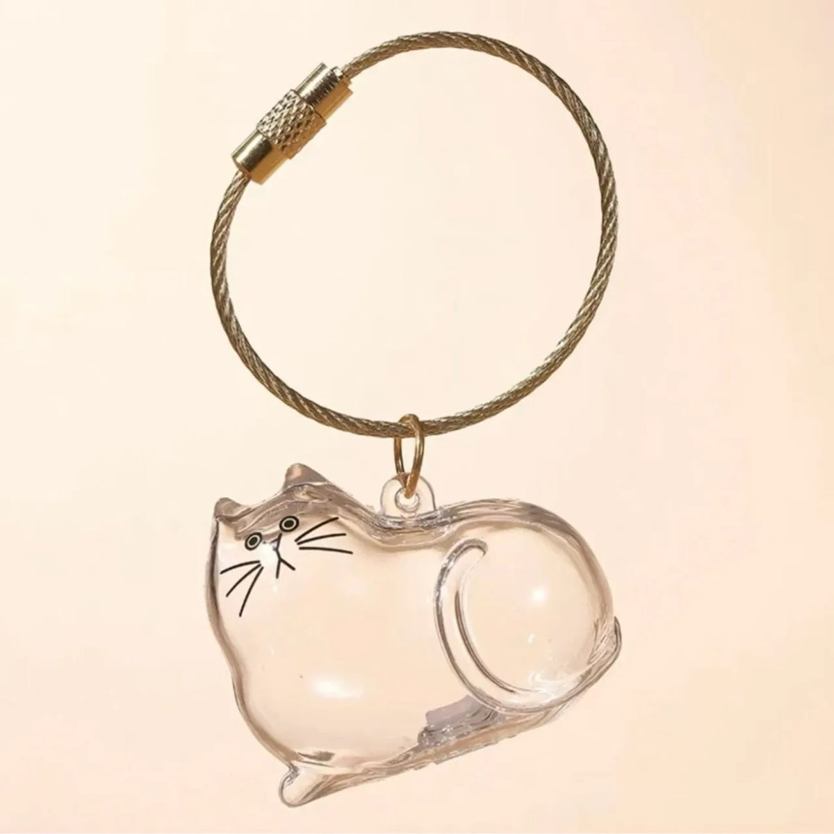 Scoopa Keepsake™ | Cat Fur Memorial Keychain Charm