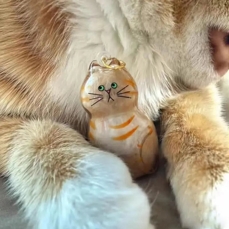 Scoopa Keepsake™ | Cat Fur Memorial Keychain Charm