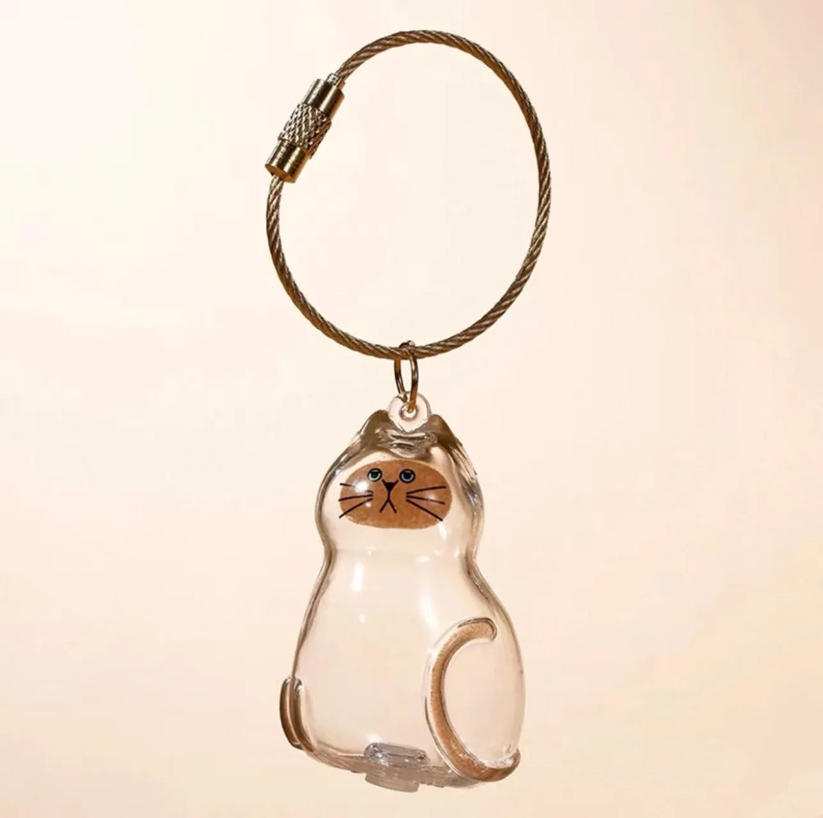 Scoopa Keepsake™ | Cat Fur Memorial Keychain Charm