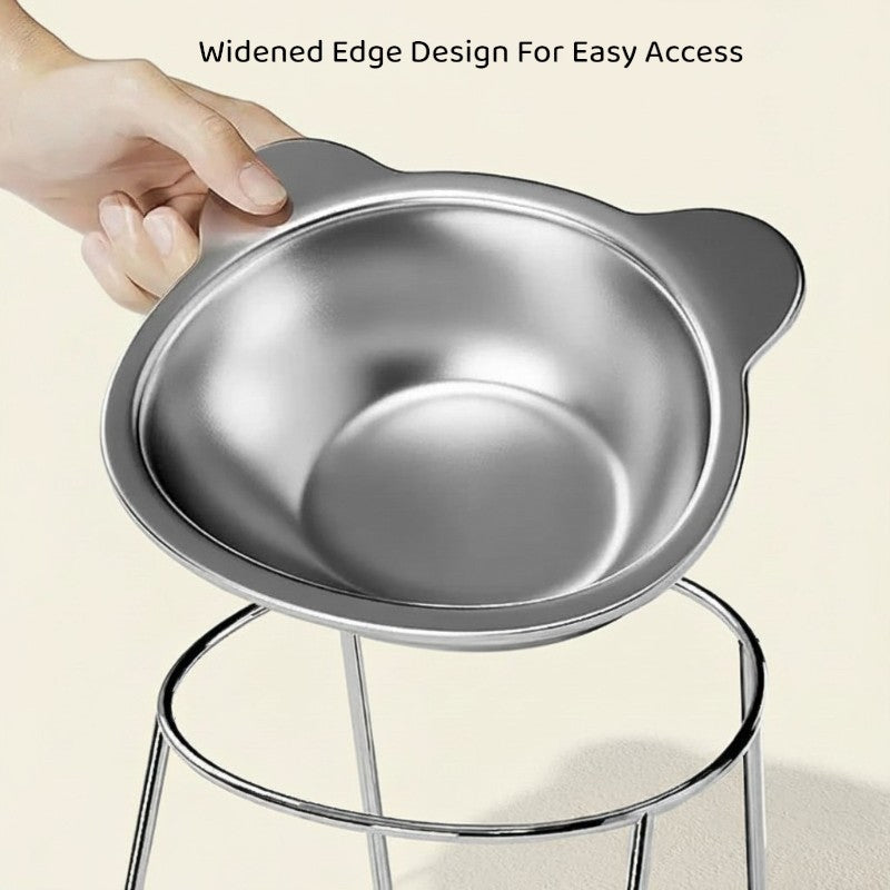 Scoopa Elevate™ | Stainless Steel Elevated Cat Bowl